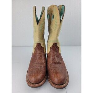 Ariat Brown and Cream Heeled Boots
